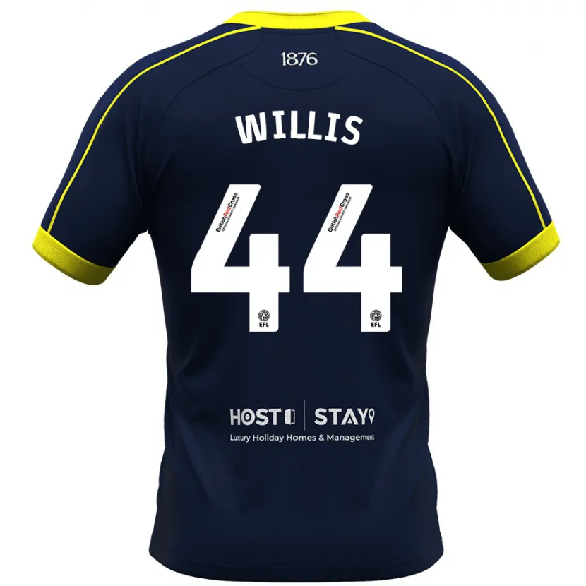 Danxen Niño Camiseta Pharrell Willis #44 Armada 2ª Equipación 2023/24 La Camisa