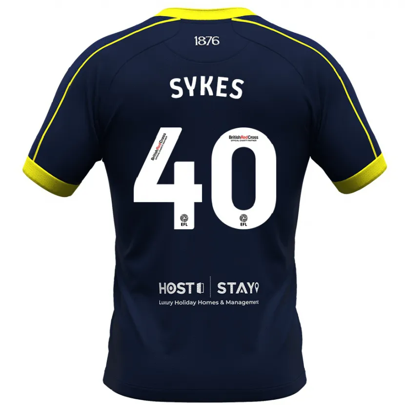 Danxen Niño Camiseta Cain Sykes #40 Armada 2ª Equipación 2023/24 La Camisa