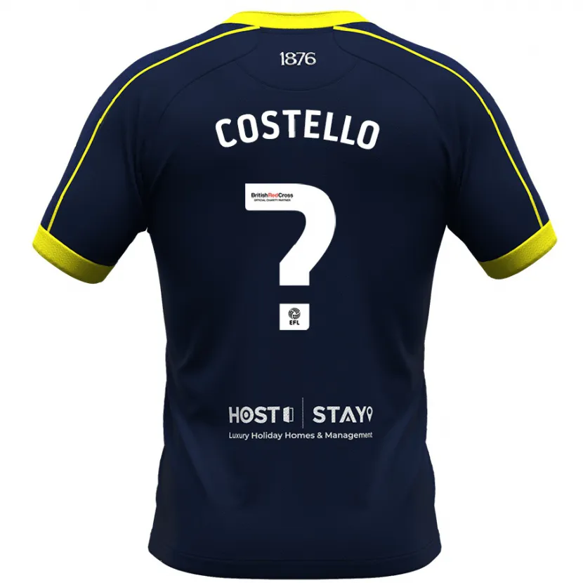 Danxen Niño Camiseta Jd Costello #0 Armada 2ª Equipación 2023/24 La Camisa