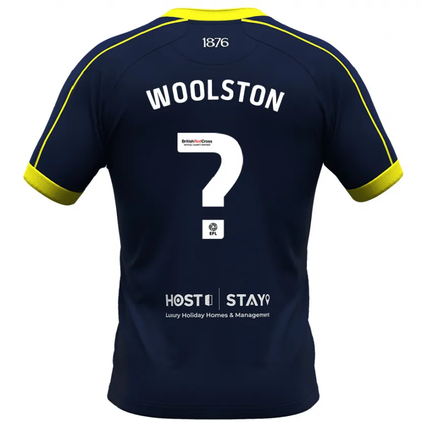 Danxen Niño Camiseta Luke Woolston #0 Armada 2ª Equipación 2023/24 La Camisa