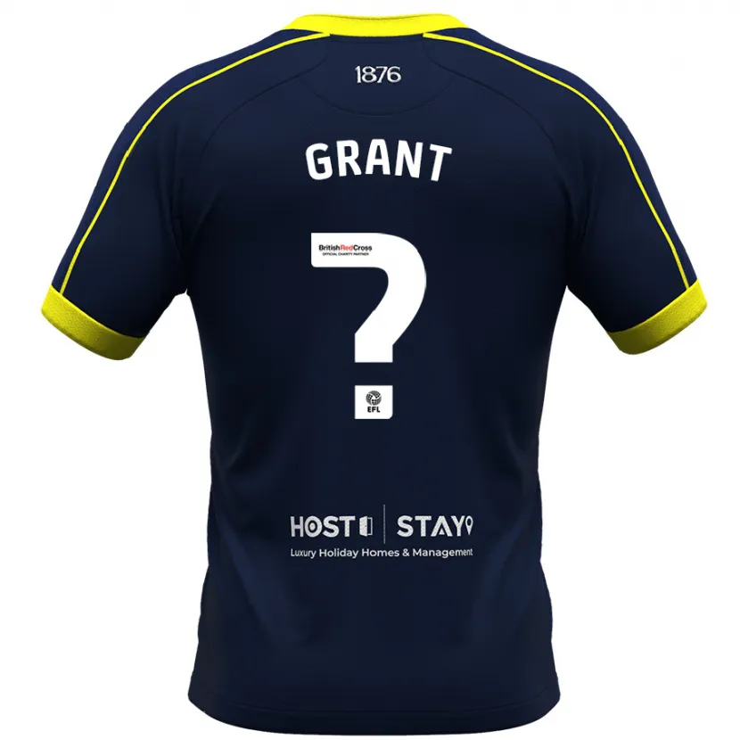 Danxen Niño Camiseta George Grant #0 Armada 2ª Equipación 2023/24 La Camisa