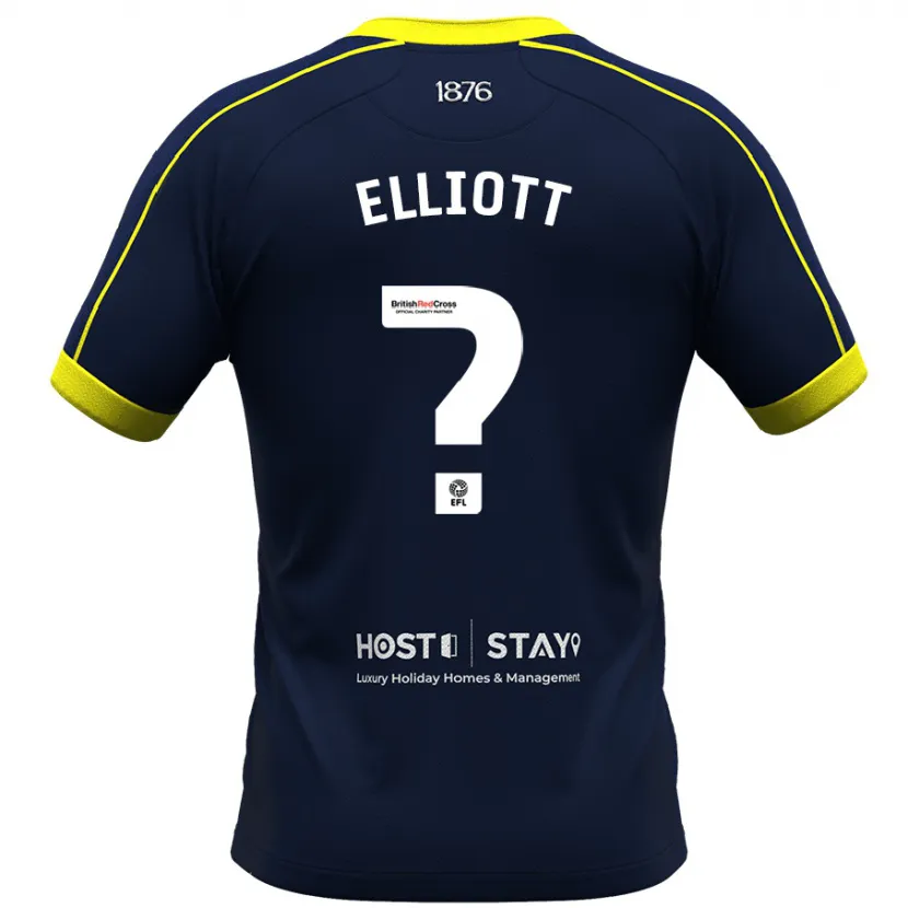 Danxen Niño Camiseta Felix Elliott #0 Armada 2ª Equipación 2023/24 La Camisa