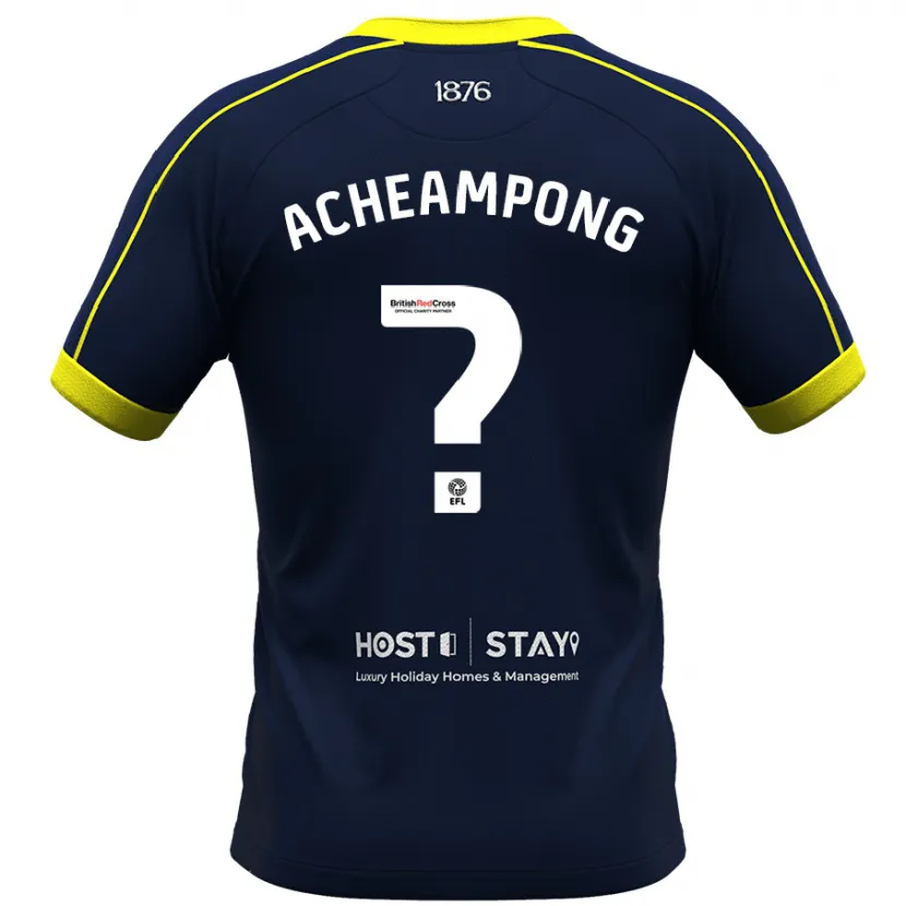 Danxen Niño Camiseta Prince Acheampong #0 Armada 2ª Equipación 2023/24 La Camisa