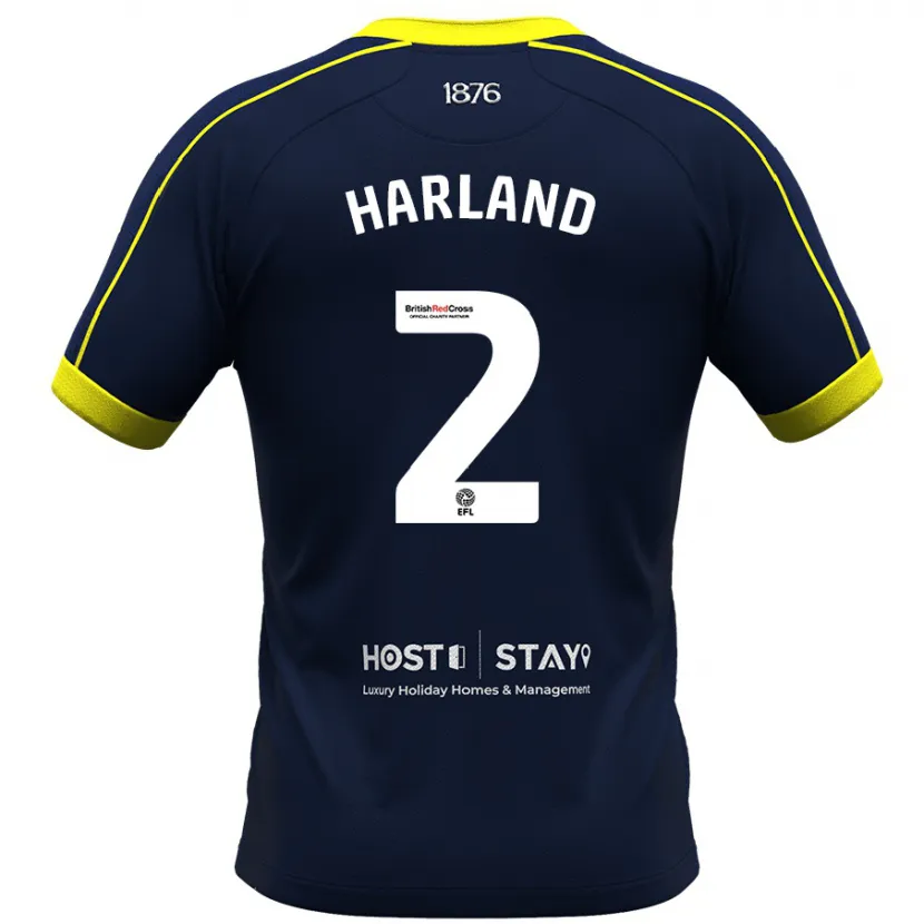 Danxen Niño Camiseta Jane Harland #2 Armada 2ª Equipación 2023/24 La Camisa