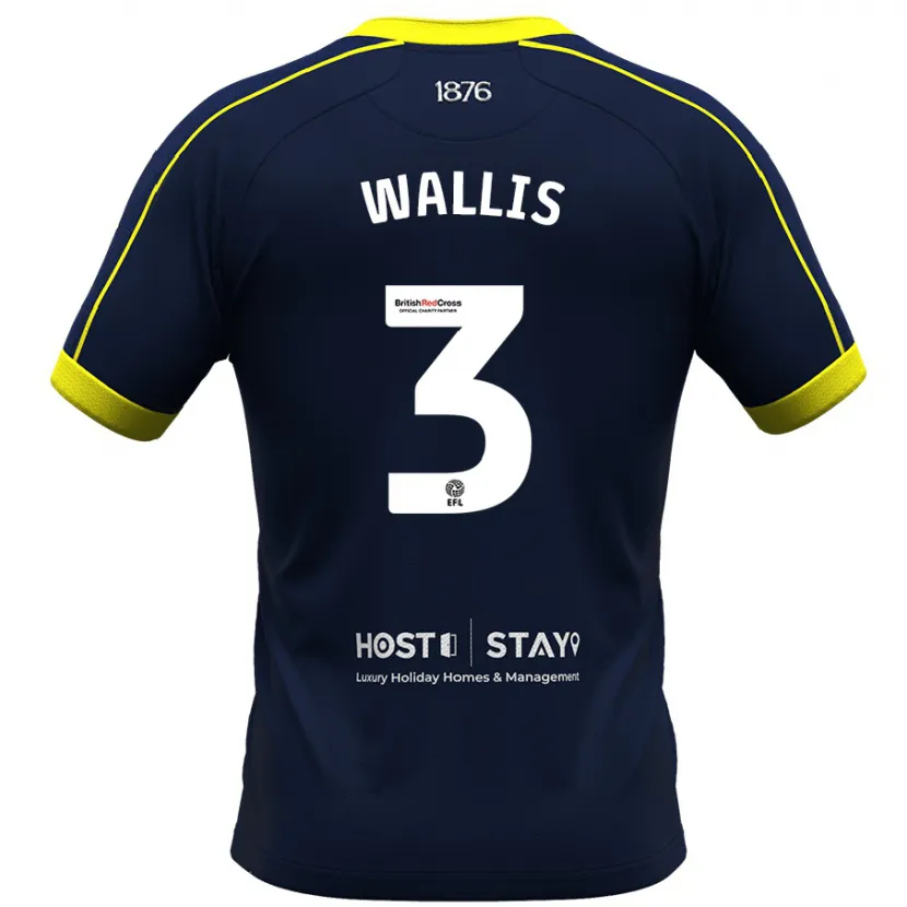 Danxen Niño Camiseta Emma Wallis #3 Armada 2ª Equipación 2023/24 La Camisa