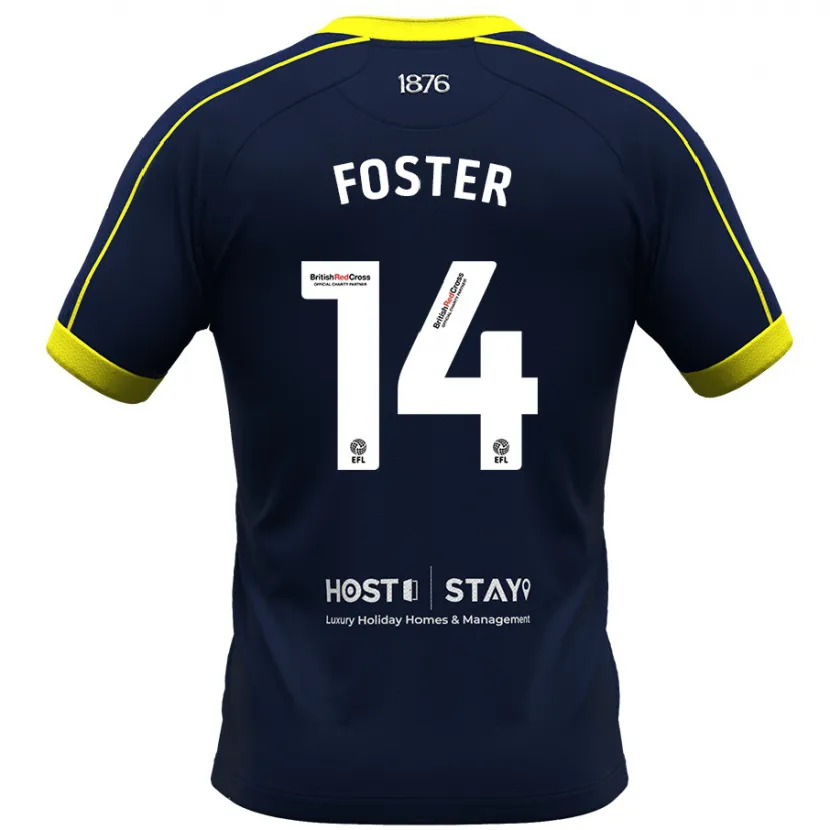 Danxen Niño Camiseta Emma Foster #14 Armada 2ª Equipación 2023/24 La Camisa