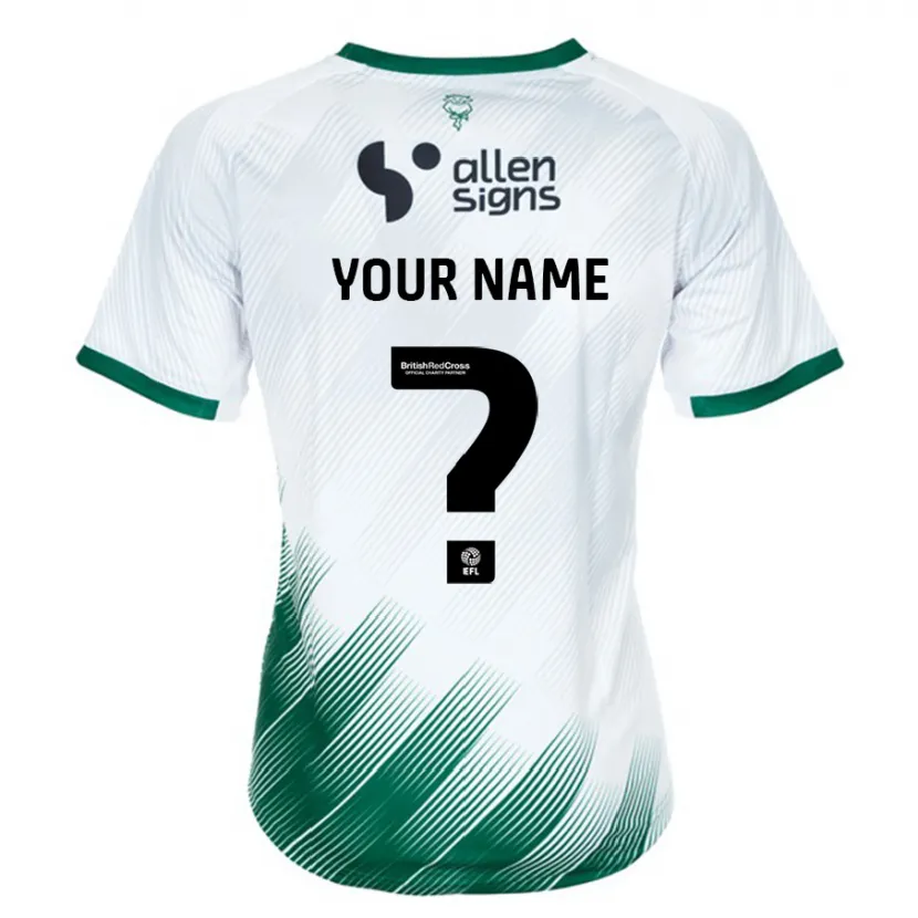 Danxen Niño Camiseta Su Nombre #0 Blanco 2ª Equipación 2023/24 La Camisa