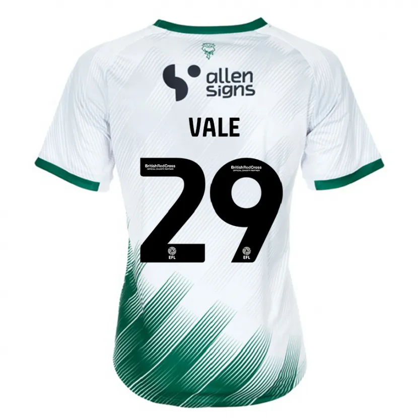 Danxen Niño Camiseta Jack Vale #29 Blanco 2ª Equipación 2023/24 La Camisa