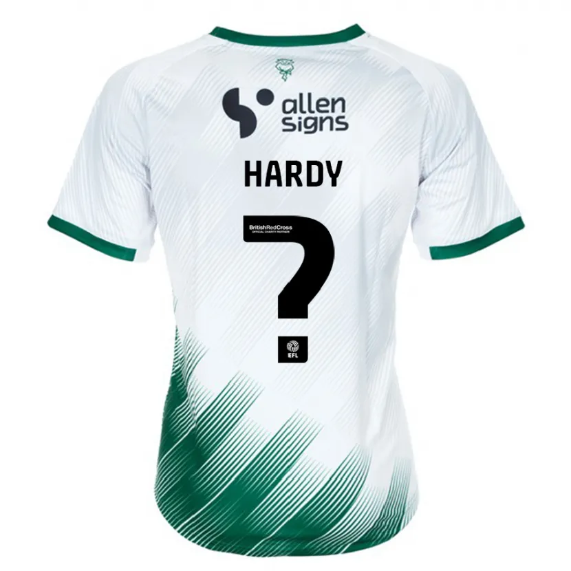 Danxen Niño Camiseta Leah Hardy #0 Blanco 2ª Equipación 2023/24 La Camisa