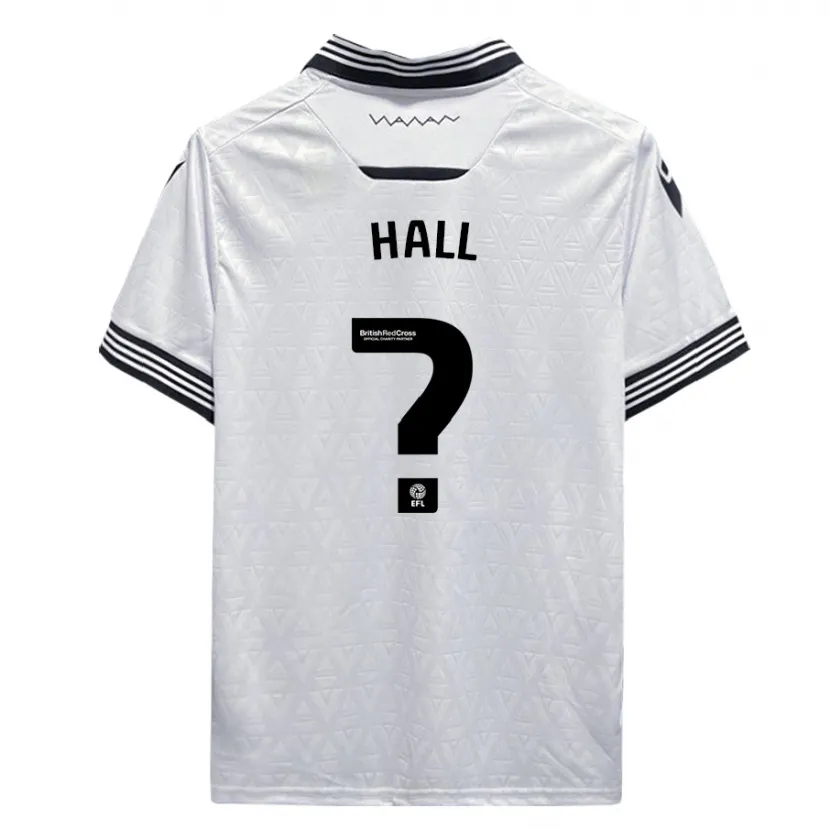 Danxen Niño Camiseta Jack Hall #0 Blanco 2ª Equipación 2023/24 La Camisa