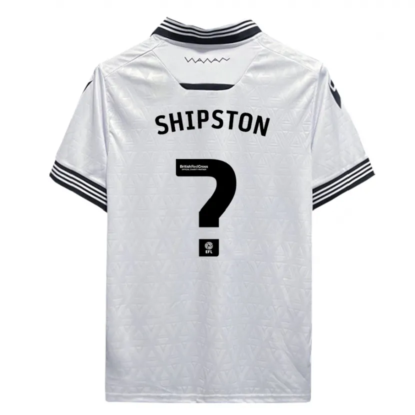 Danxen Niño Camiseta Rio Shipston #0 Blanco 2ª Equipación 2023/24 La Camisa