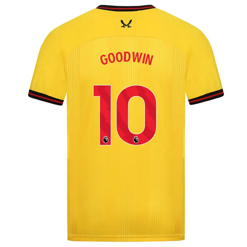 Danxen Niño Camiseta Isobel Goodwin #10 Amarillo 2ª Equipación 2023/24 La Camisa