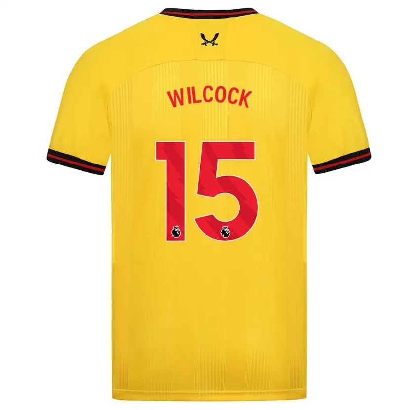 Danxen Niño Camiseta Tamara Wilcock #15 Amarillo 2ª Equipación 2023/24 La Camisa