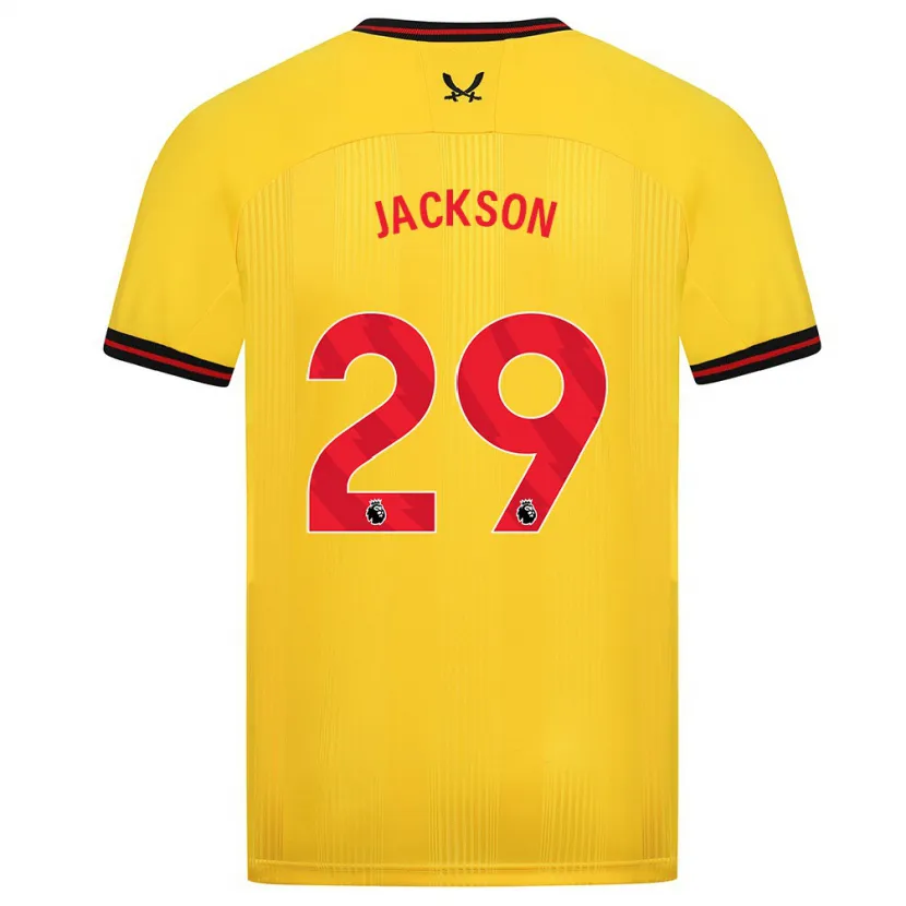 Danxen Niño Camiseta Fallon Olivia Connolly-Jackson #29 Amarillo 2ª Equipación 2023/24 La Camisa