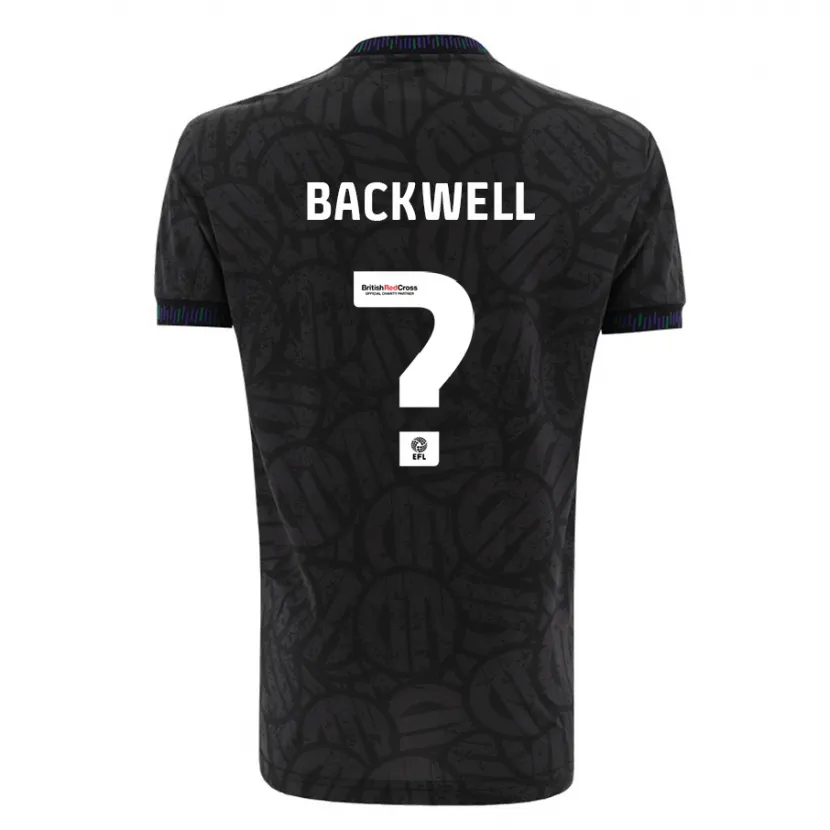 Danxen Niño Camiseta Tommy Backwell #0 Negro 2ª Equipación 2023/24 La Camisa