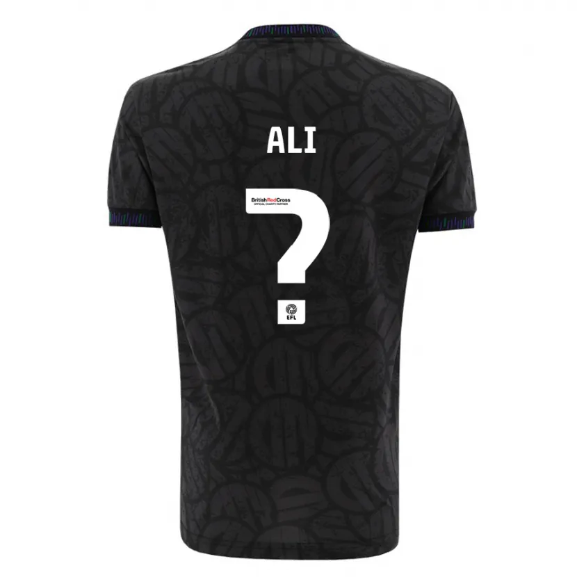 Danxen Niño Camiseta Zack Ali #0 Negro 2ª Equipación 2023/24 La Camisa