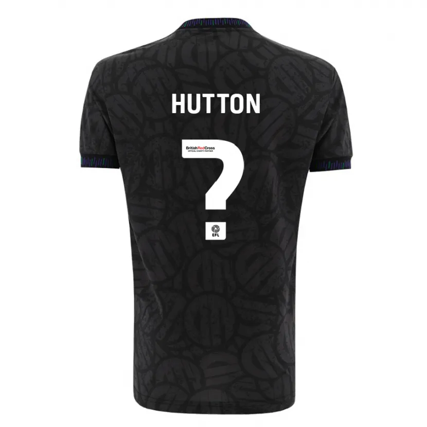 Danxen Niño Camiseta Callum Hutton #0 Negro 2ª Equipación 2023/24 La Camisa