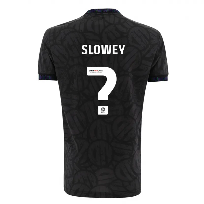 Danxen Niño Camiseta Josh Campbell-Slowey #0 Negro 2ª Equipación 2023/24 La Camisa