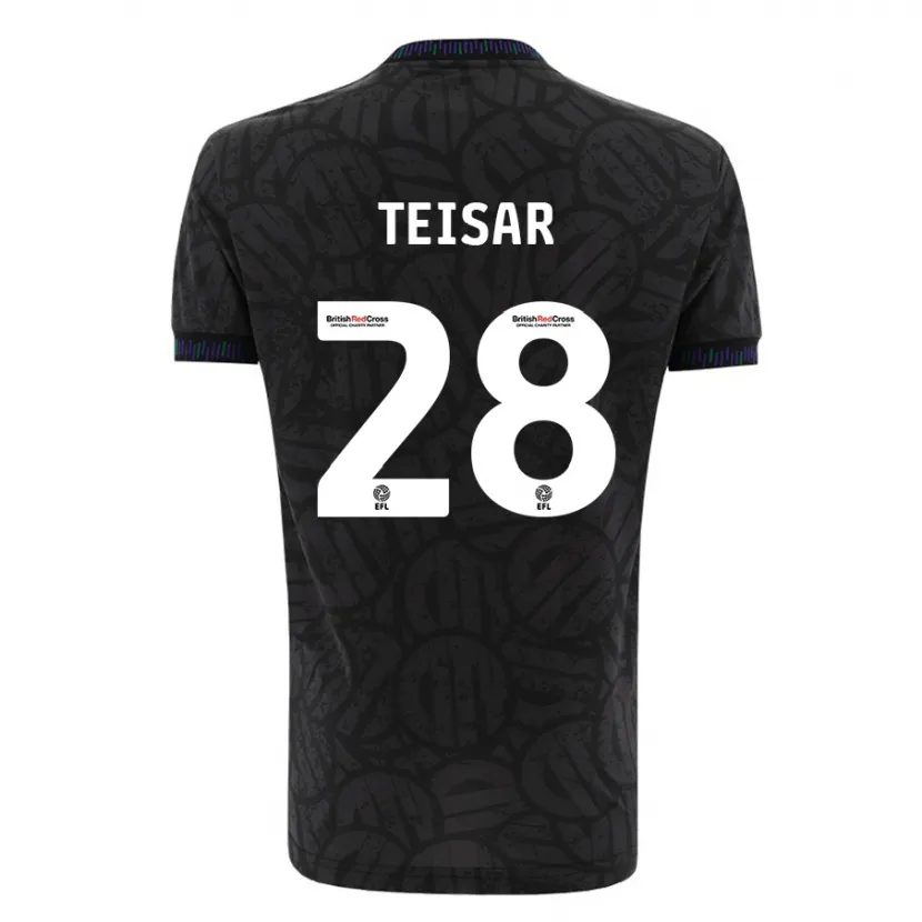 Danxen Niño Camiseta Tianna Teisar #28 Negro 2ª Equipación 2023/24 La Camisa