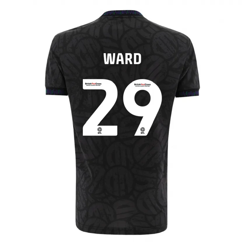 Danxen Niño Camiseta Mari Ward #29 Negro 2ª Equipación 2023/24 La Camisa