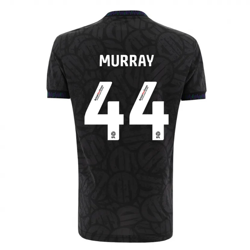 Danxen Niño Camiseta Satara Murray #44 Negro 2ª Equipación 2023/24 La Camisa