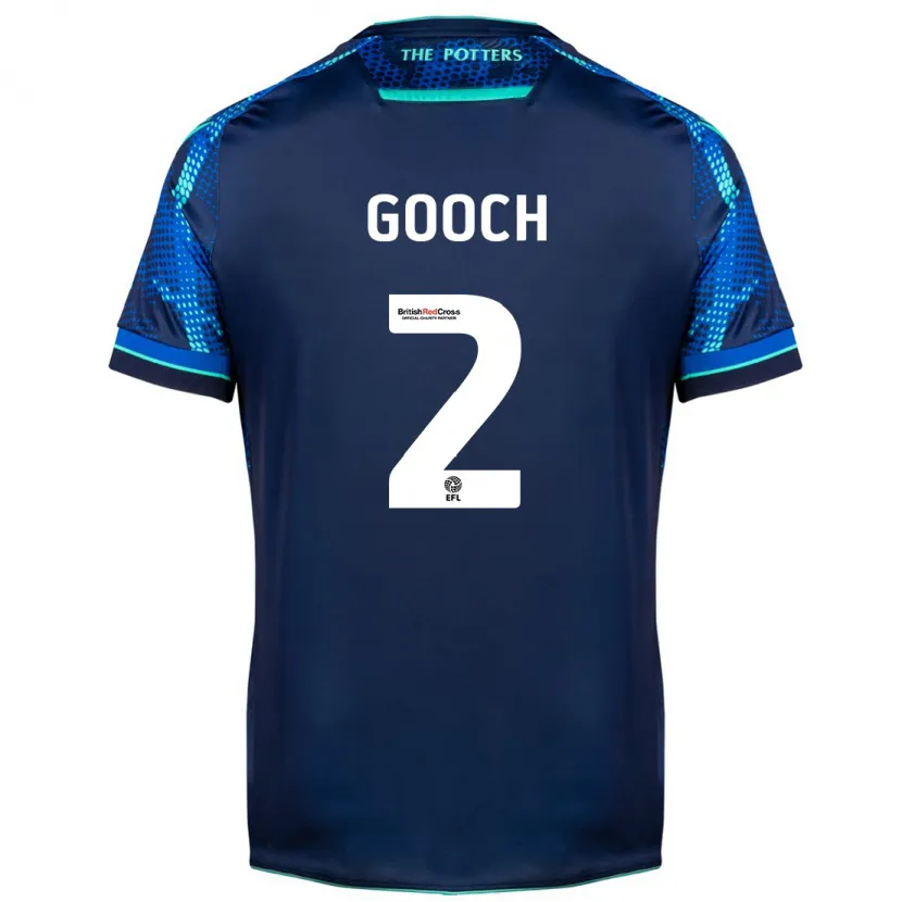 Danxen Niño Camiseta Lynden Gooch #2 Armada 2ª Equipación 2023/24 La Camisa