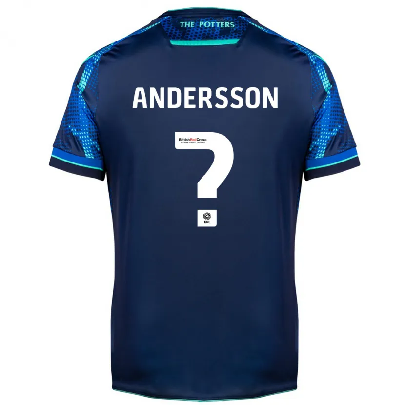 Danxen Niño Camiseta Edwin Andersson #0 Armada 2ª Equipación 2023/24 La Camisa