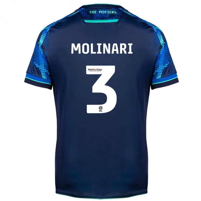 Danxen Niño Camiseta Lucia Molinari #3 Armada 2ª Equipación 2023/24 La Camisa