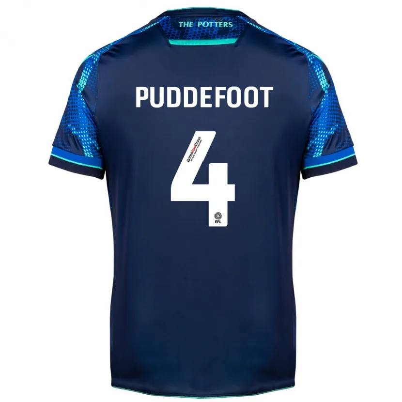 Danxen Niño Camiseta Danielle Puddefoot #4 Armada 2ª Equipación 2023/24 La Camisa