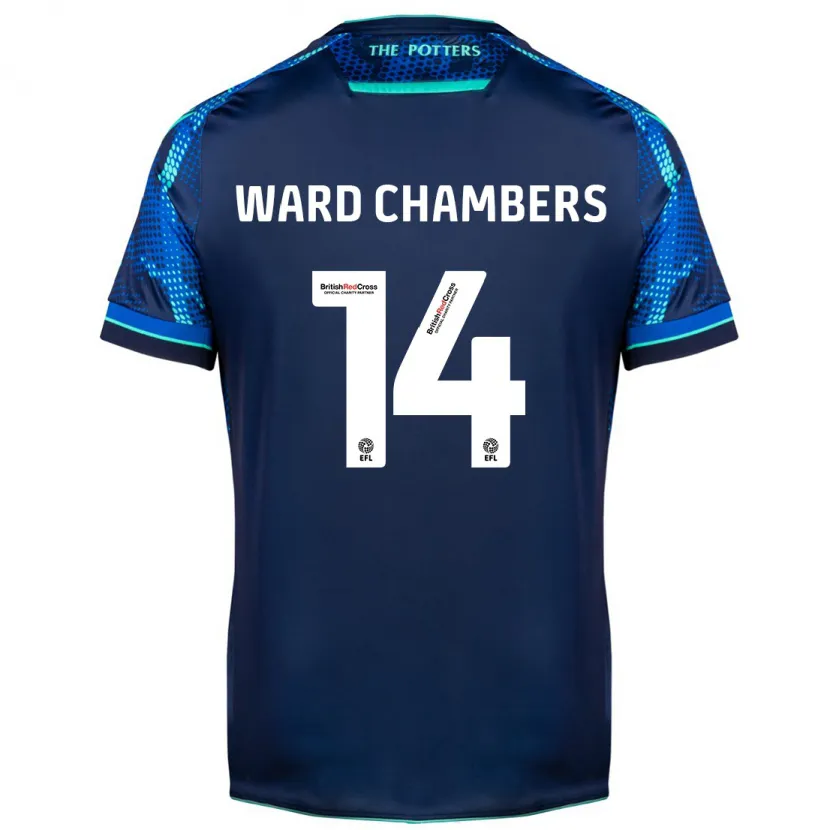 Danxen Niño Camiseta Courtnay Ward-Chambers #14 Armada 2ª Equipación 2023/24 La Camisa