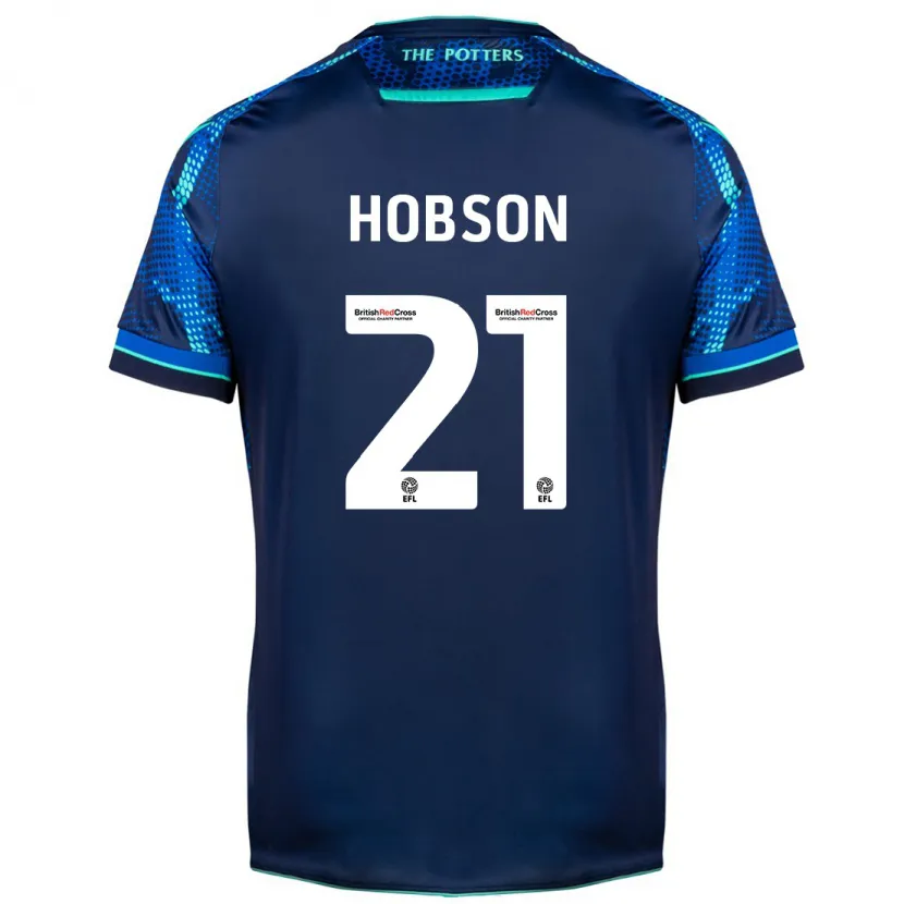 Danxen Niño Camiseta Elizabeth Hobson #21 Armada 2ª Equipación 2023/24 La Camisa