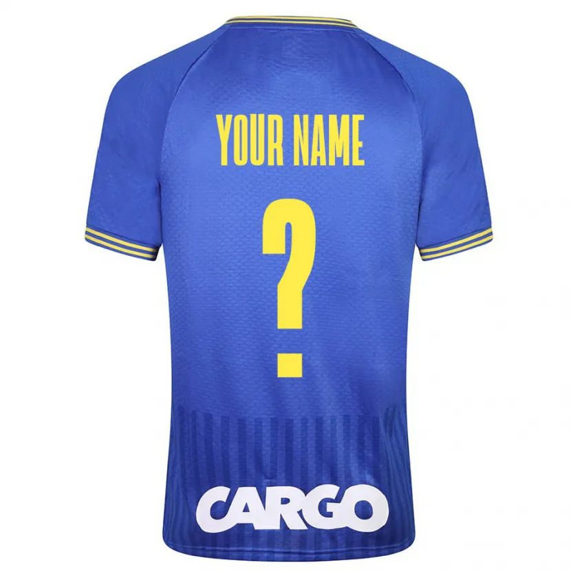 Danxen Niño Camiseta Su Nombre #0 Azul 2ª Equipación 2023/24 La Camisa