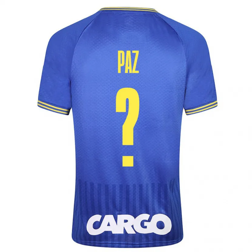 Danxen Niño Camiseta Jonathan Paz #0 Azul 2ª Equipación 2023/24 La Camisa