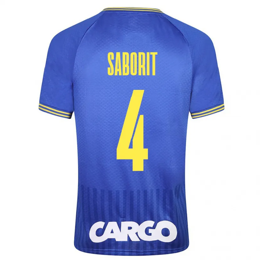 Danxen Niño Camiseta Enric Saborit #4 Azul 2ª Equipación 2023/24 La Camisa