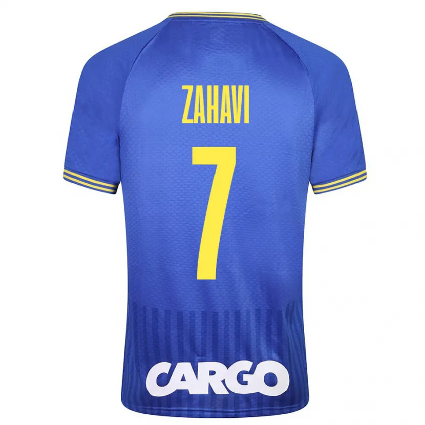 Danxen Niño Camiseta Eran Zahavi #7 Azul 2ª Equipación 2023/24 La Camisa