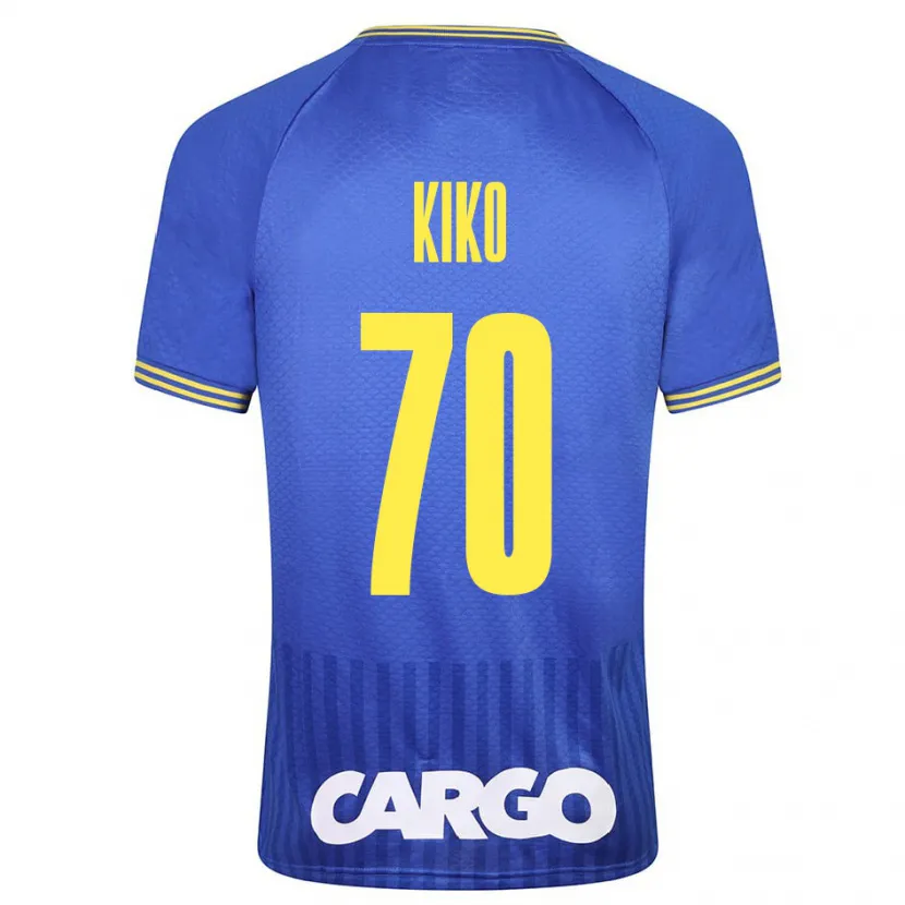 Danxen Niño Camiseta Kiko Bondoso #70 Azul 2ª Equipación 2023/24 La Camisa