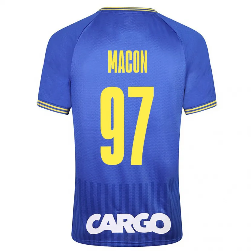 Danxen Niño Camiseta Yvann Maçon #97 Azul 2ª Equipación 2023/24 La Camisa