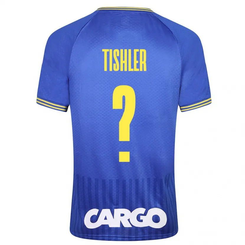 Danxen Niño Camiseta Daniel Tishler #0 Azul 2ª Equipación 2023/24 La Camisa