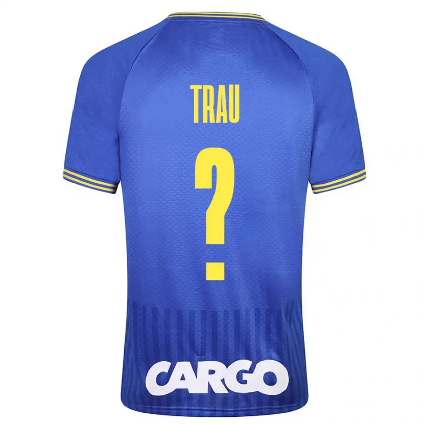 Danxen Niño Camiseta Idan Trau #0 Azul 2ª Equipación 2023/24 La Camisa