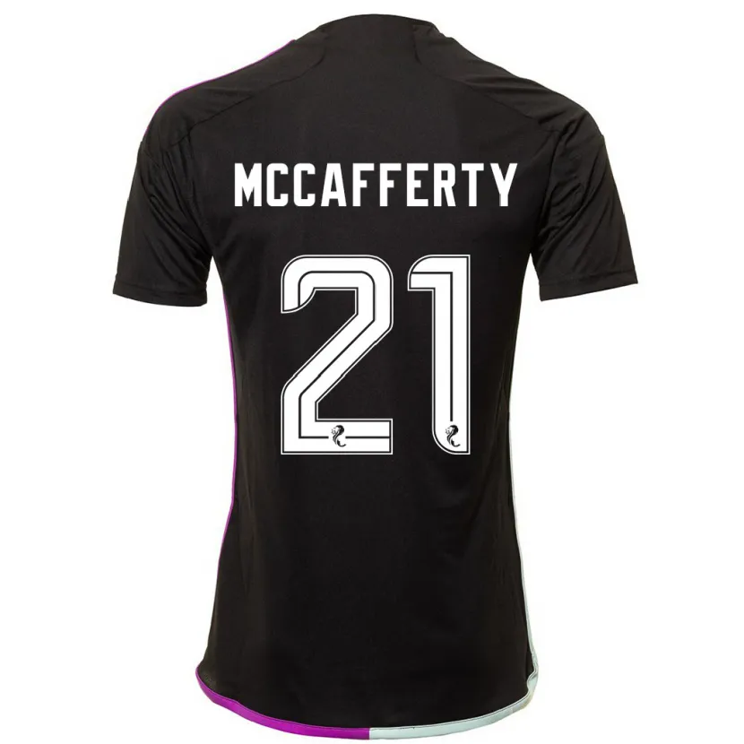 Danxen Niño Camiseta Eirinn Mccafferty #21 Negro 2ª Equipación 2023/24 La Camisa