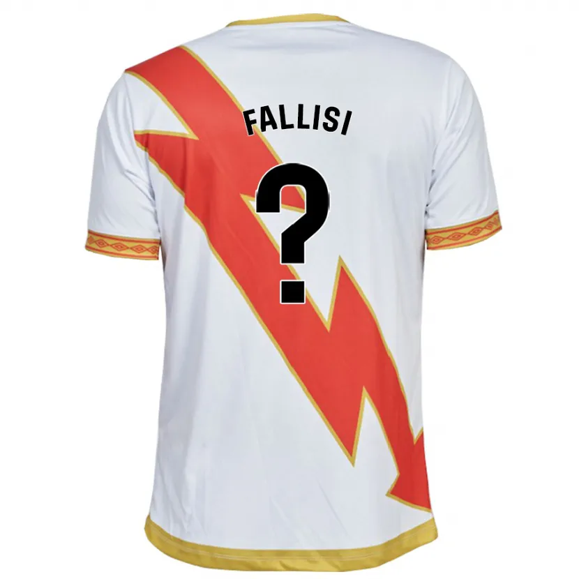 Danxen Hombre Camiseta Alessandro Fallisi #0 Blanco 1ª Equipación 2023/24 La Camisa