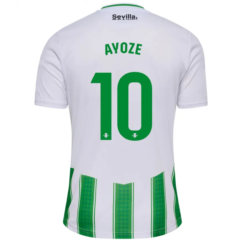 Danxen Hombre Camiseta Ayoze Pérez #10 Blanco 1ª Equipación 2023/24 La Camisa