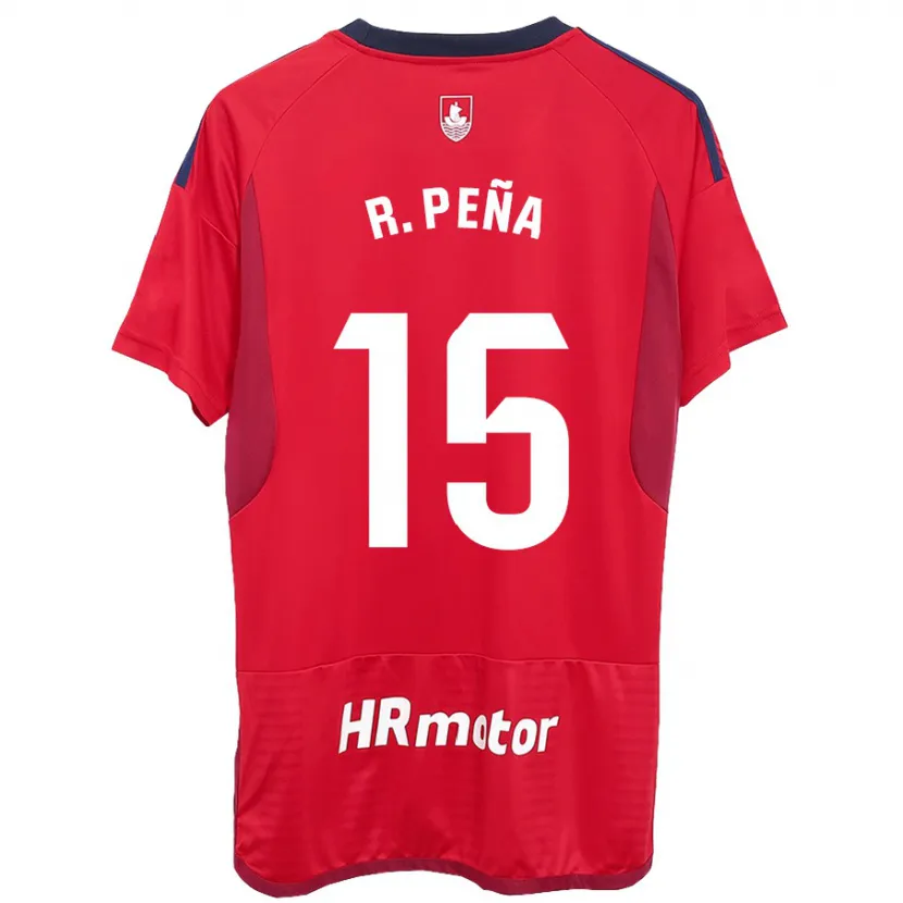 Danxen Hombre Camiseta Rubén Peña #15 Rojo 1ª Equipación 2023/24 La Camisa