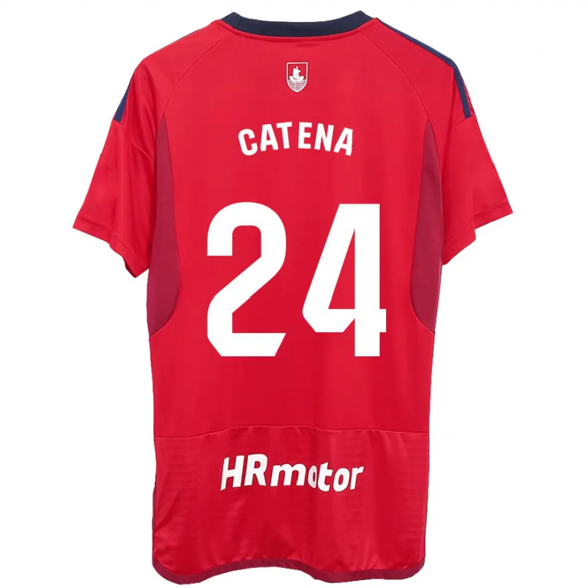 Danxen Hombre Camiseta Alejandro Catena #24 Rojo 1ª Equipación 2023/24 La Camisa