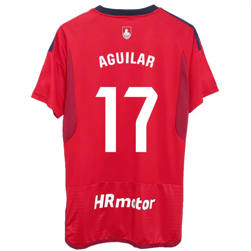 Danxen Hombre Camiseta Eneko Aguilar #17 Rojo 1ª Equipación 2023/24 La Camisa