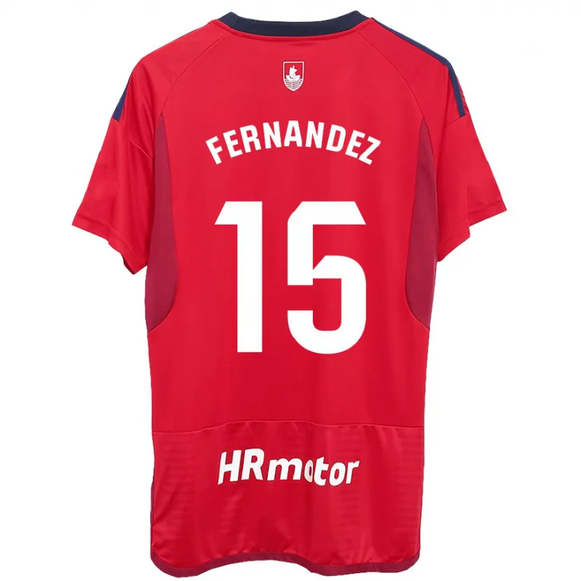 Danxen Hombre Camiseta Leyre Fernández Sánchez #15 Rojo 1ª Equipación 2023/24 La Camisa