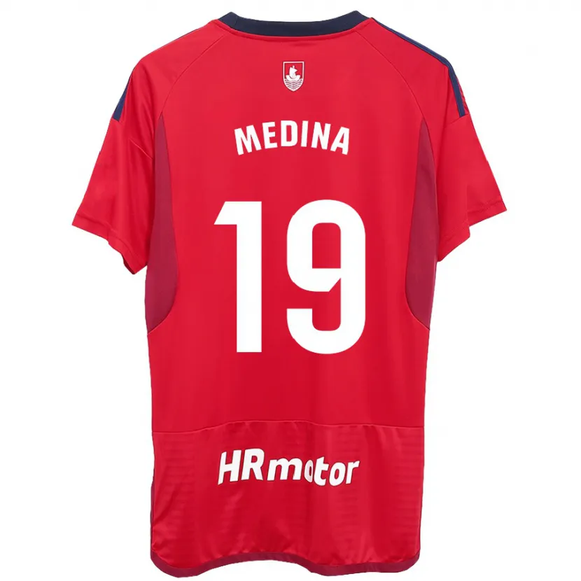 Danxen Hombre Camiseta Arantxa Medina Torreblanca #19 Rojo 1ª Equipación 2023/24 La Camisa