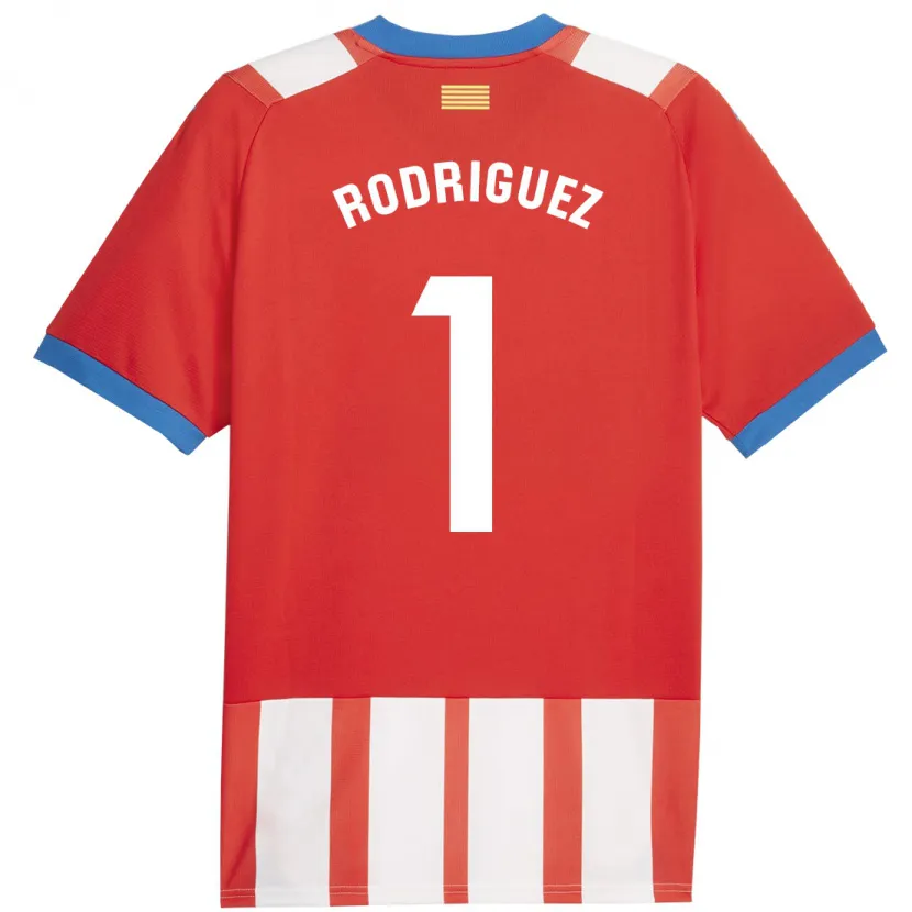 Danxen Hombre Camiseta Maria Rodríguez #1 Rojo Blanco 1ª Equipación 2023/24 La Camisa