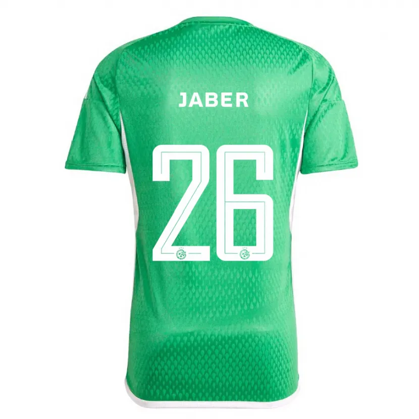 Danxen Hombre Camiseta Mahmoud Jaber #26 Blanco Azul 1ª Equipación 2023/24 La Camisa