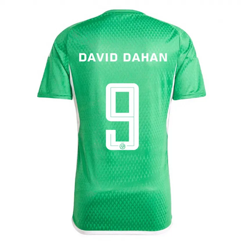 Danxen Hombre Camiseta Omer David Dahan #9 Blanco Azul 1ª Equipación 2023/24 La Camisa